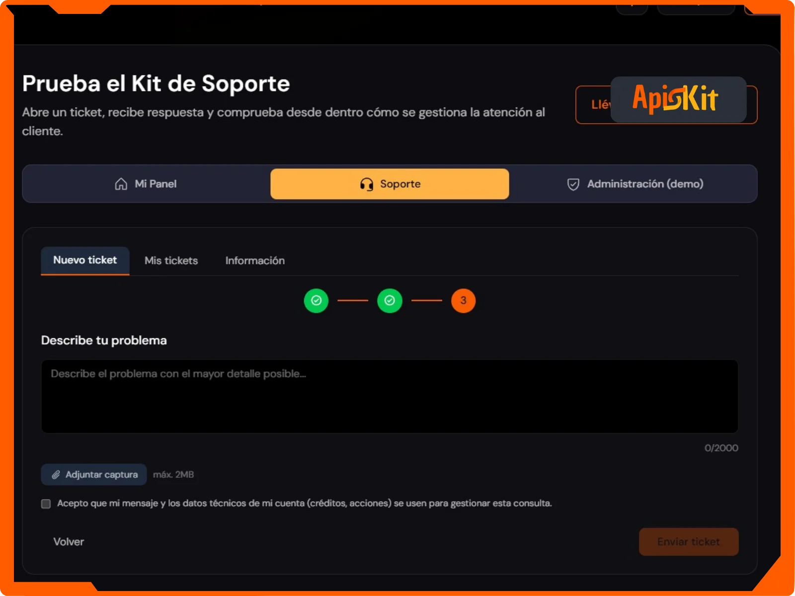 Imagen 12 del proyecto ApisKit: Starter Kit SaaS y módulos reutilizables para Next.js