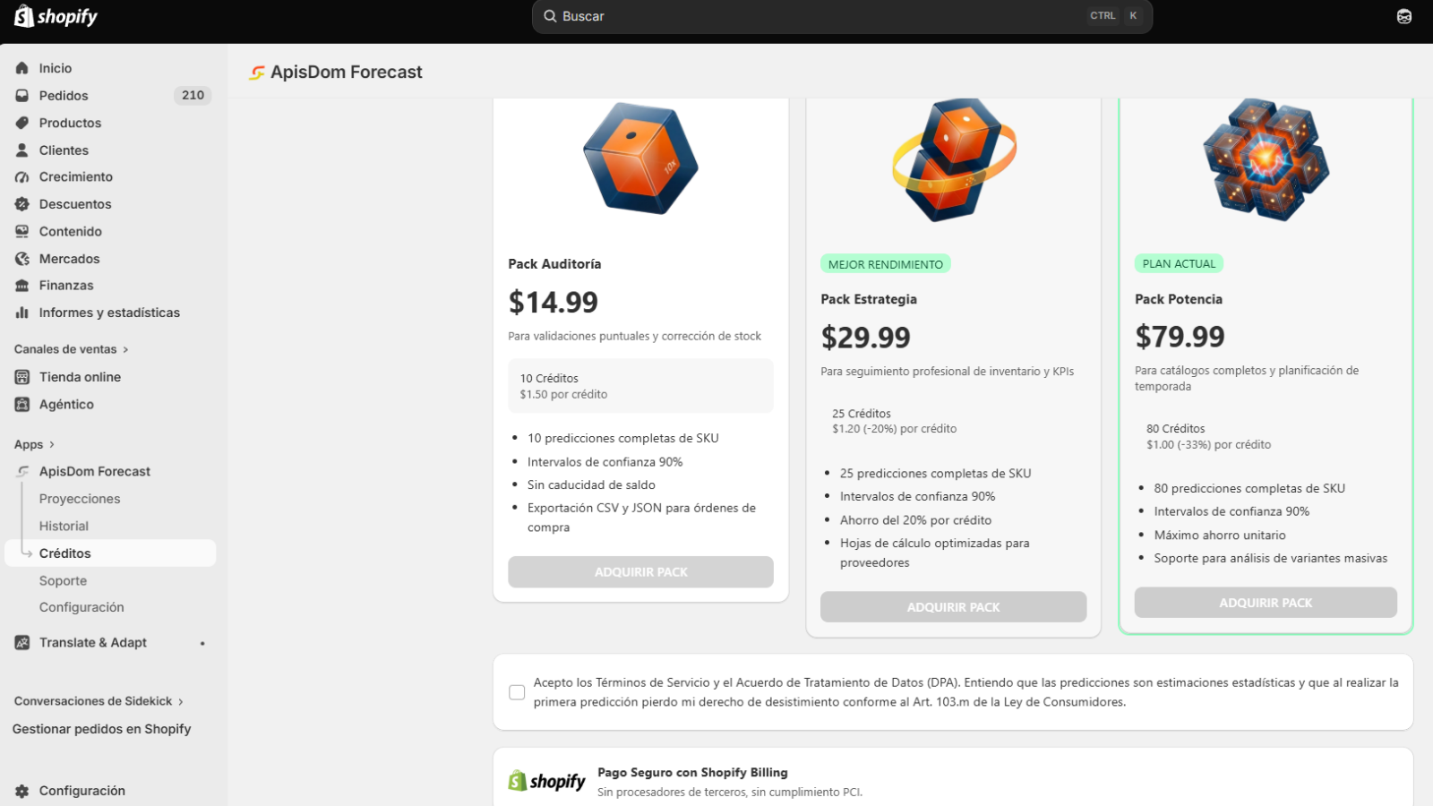 Imagen 1 del proyecto ApisDom Forecast: Forecasting para Shopify con Amazon Chronos-2