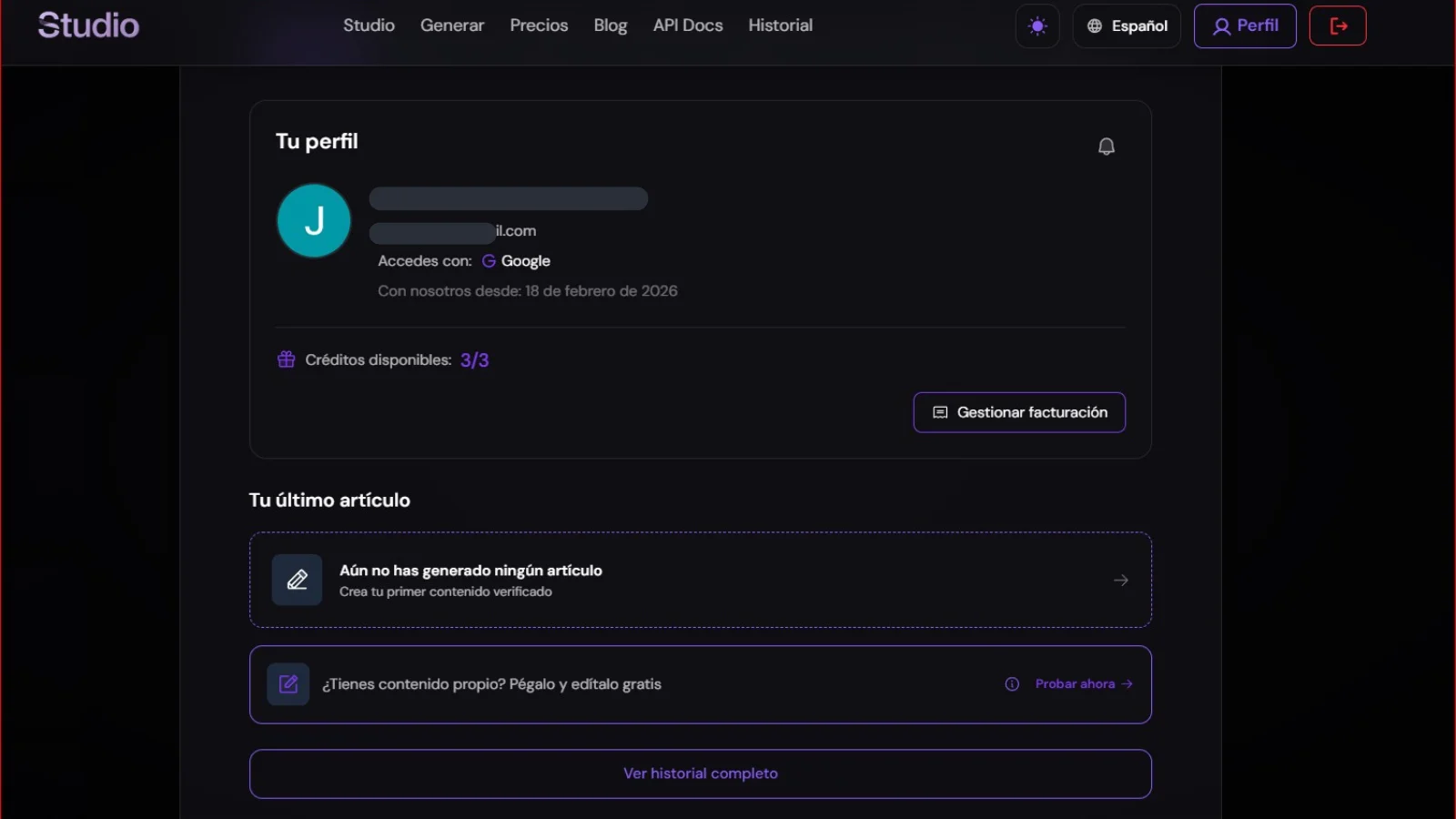 Imagen 1 del proyecto ApisDom Studio: Plataforma SaaS con Next.js 16, FastAPI y Claude Sonnet
