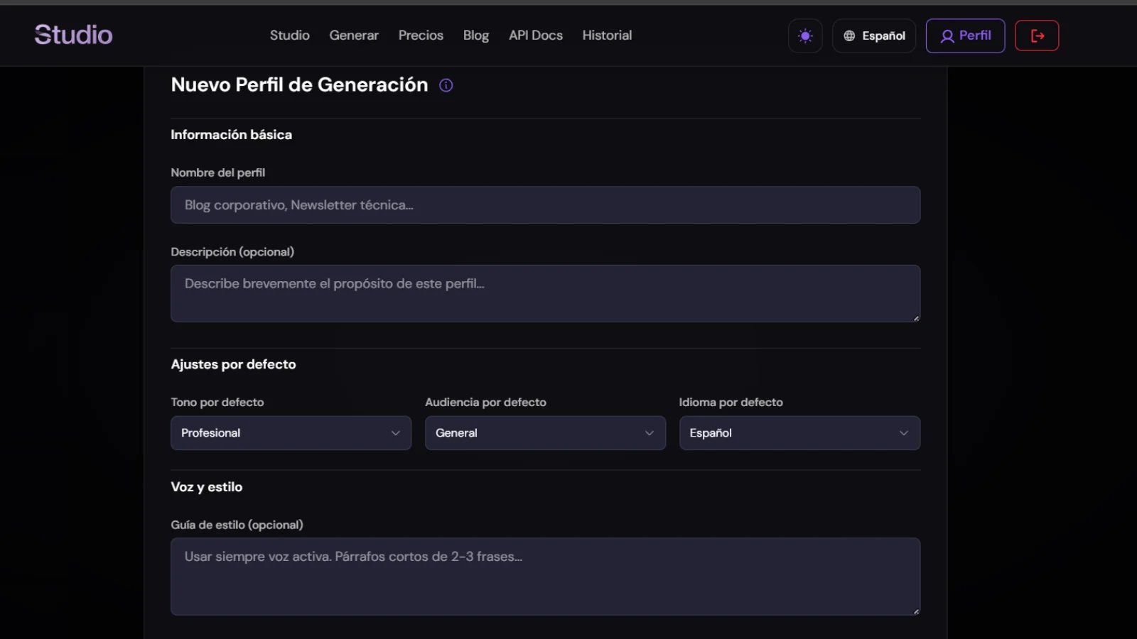 Imagen 7 del proyecto ApisDom Studio: Plataforma SaaS con Next.js 16, FastAPI y Claude Sonnet