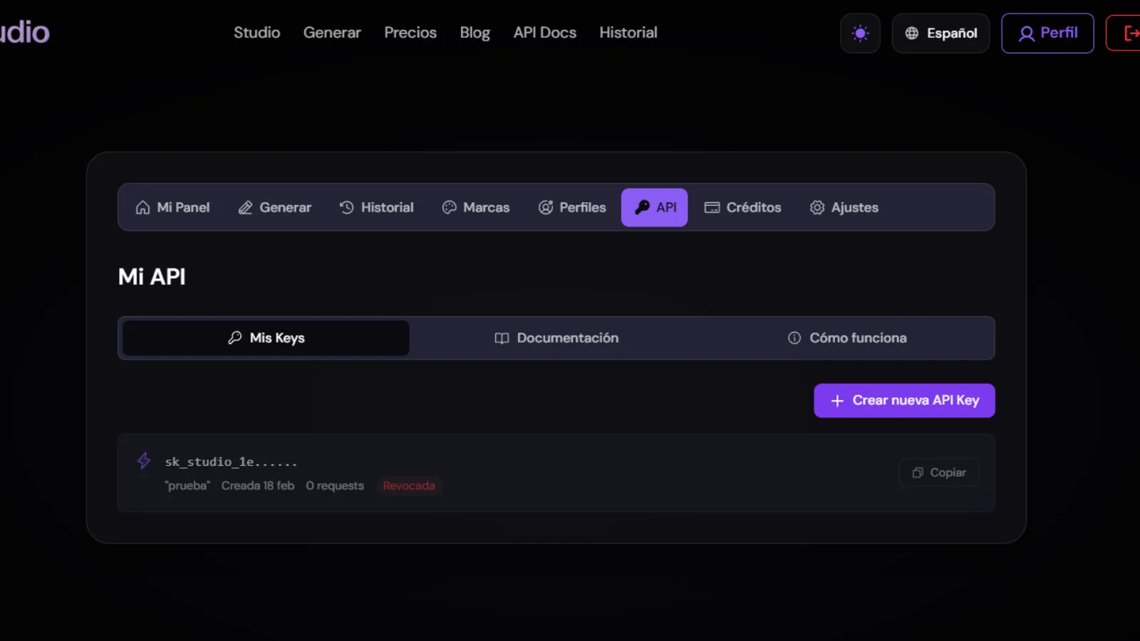 Imagen 9 del proyecto ApisDom Studio: Plataforma SaaS con Next.js 16, FastAPI y Claude Sonnet