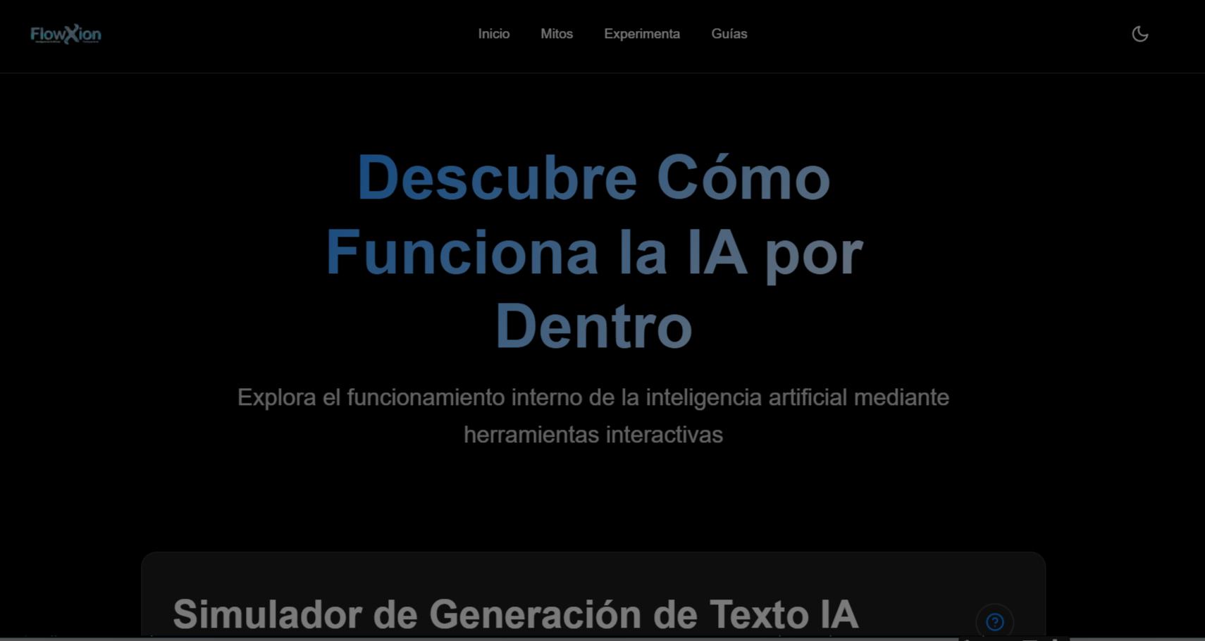 Imagen 4 del proyecto FlowXion - Plataforma Educativa de IA