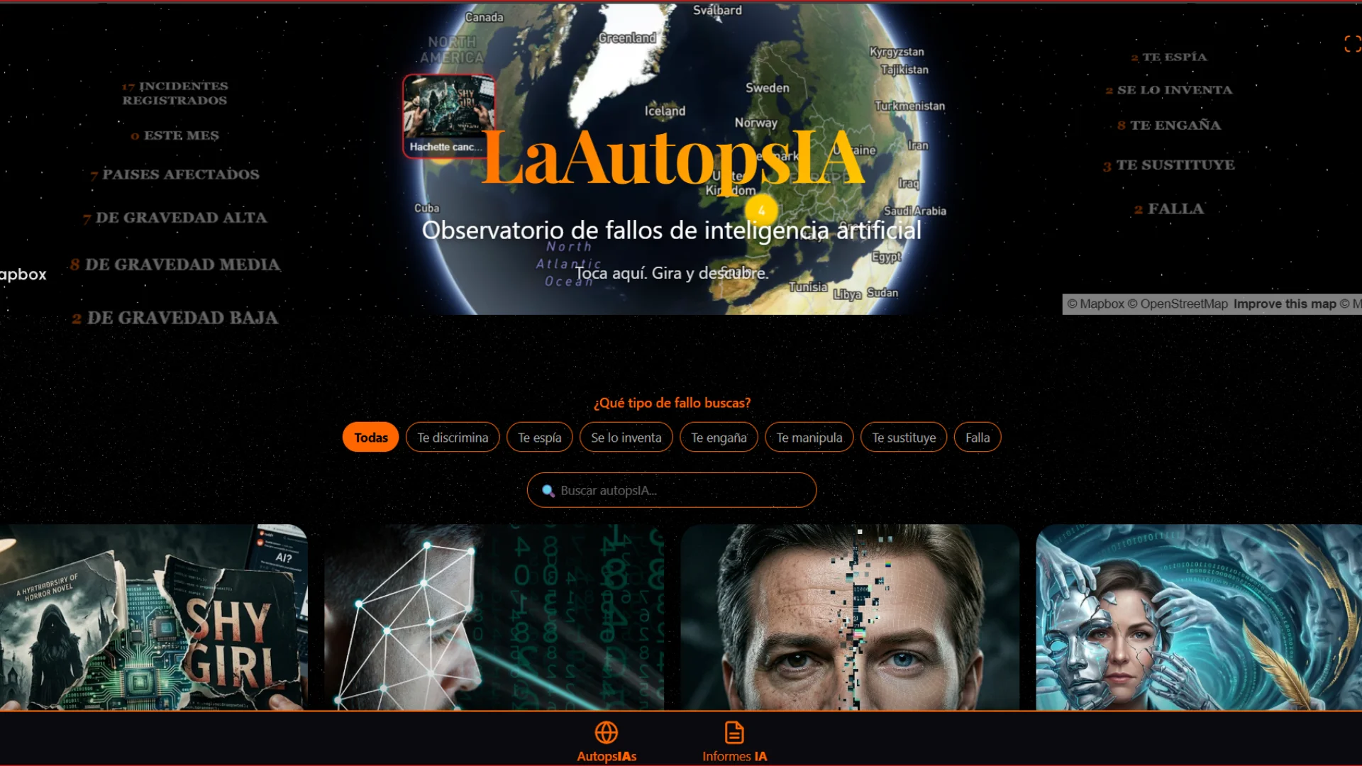 Imagen del proyecto LaAutopsIA: Observatorio de Falos Reales de Inteligencia Artificial