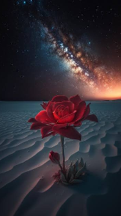 Blooms like a moon