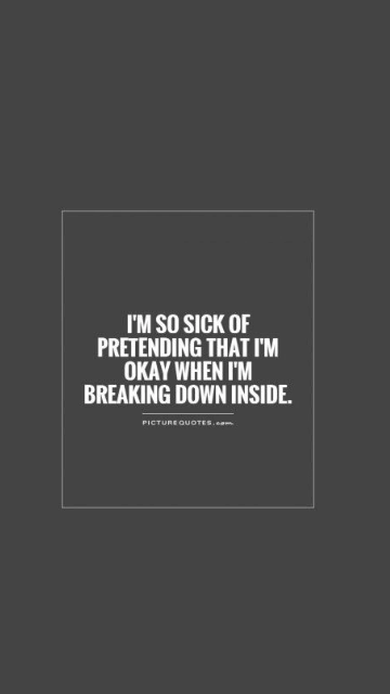 It's okay, to NOT be okay