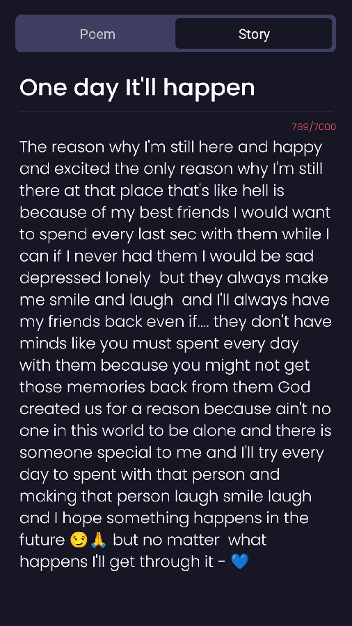 One day It'll happen