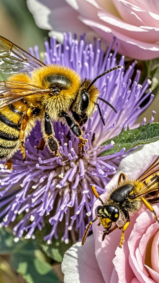 The obedient Bee and the lazy Wasp