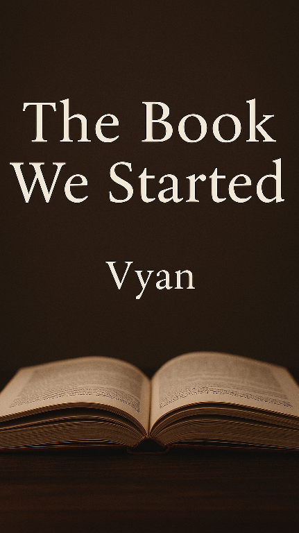 the book we started