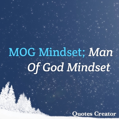 ✒️M.O.G MINDSET