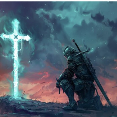 Illumintaed warrior