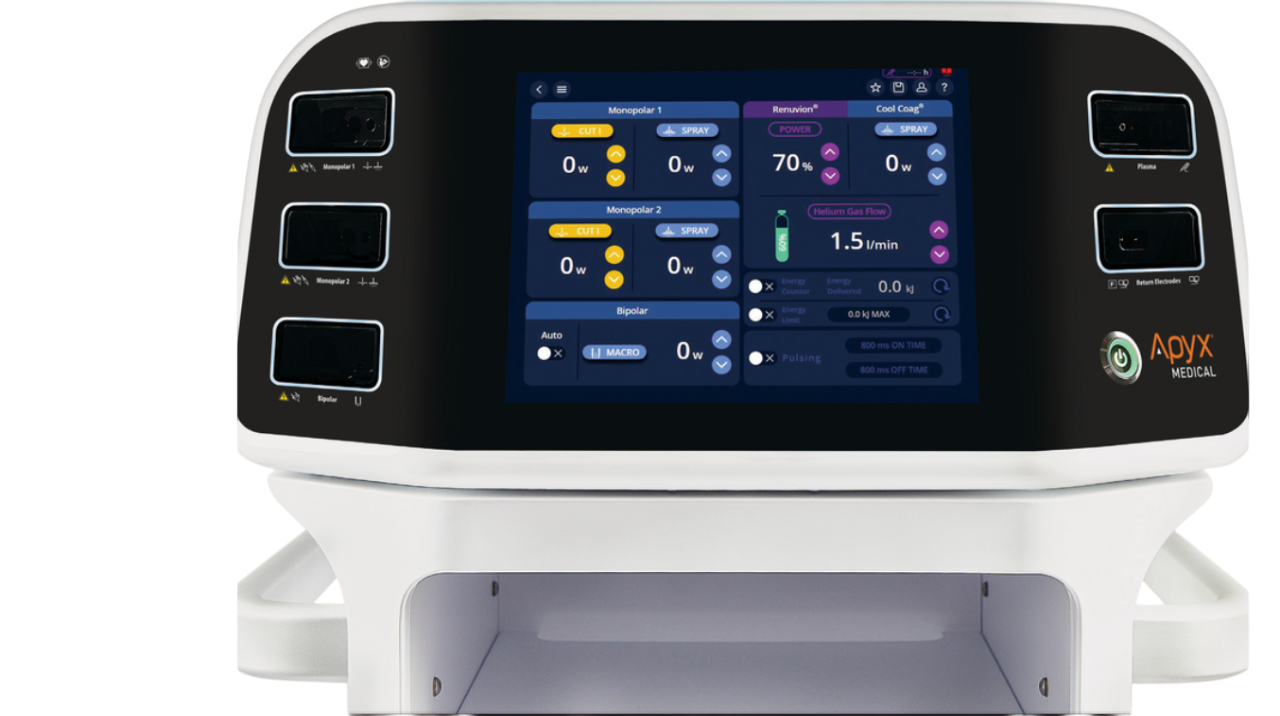 APYX ONE Console with feature list.