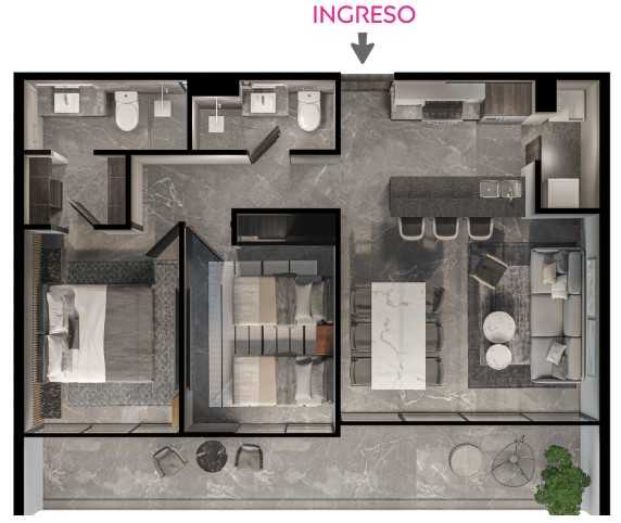 DEPARTAMENTO MODELO COSMO