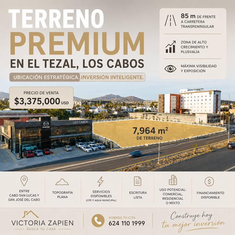 Terreno en venta en Cabo San Lucas