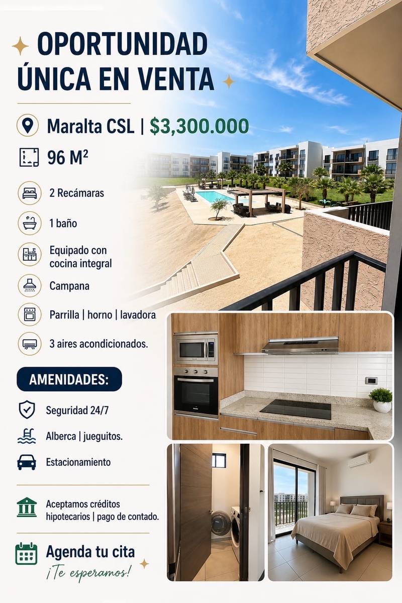Departamento en venta en Cabo San Lucas