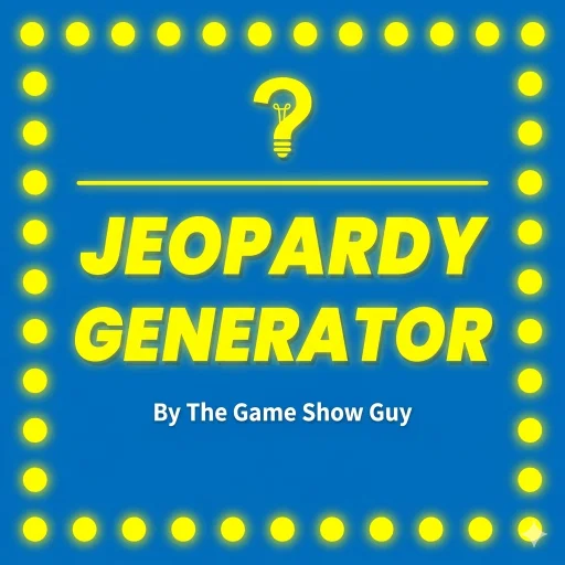 Jeopardy: review game question generator