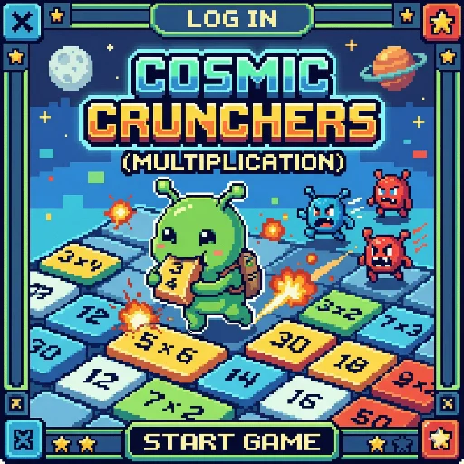 Cosmic Crunchers (Multiplication)