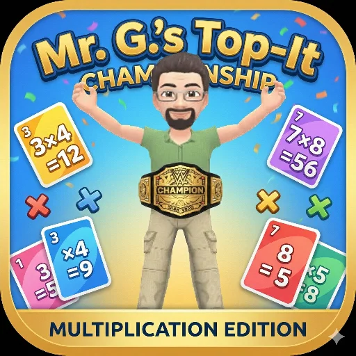 Mr. G.'s Top-It Championship: Multiplication Edition