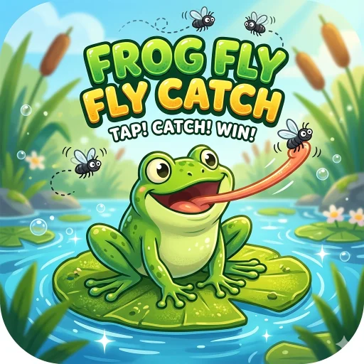 Frog fly catch