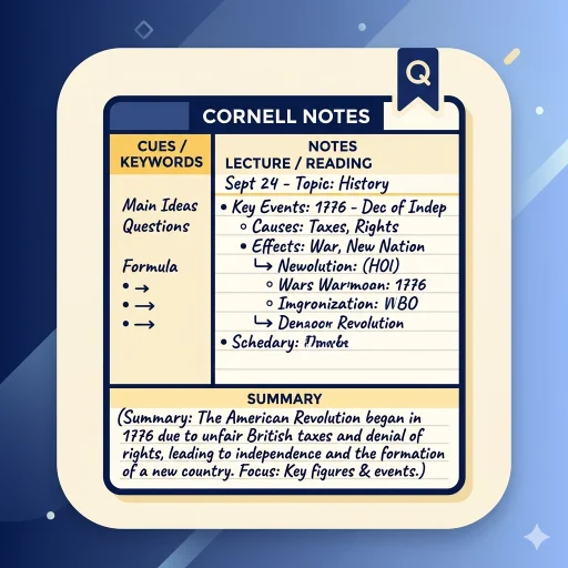 Cornell Notes Tutorial