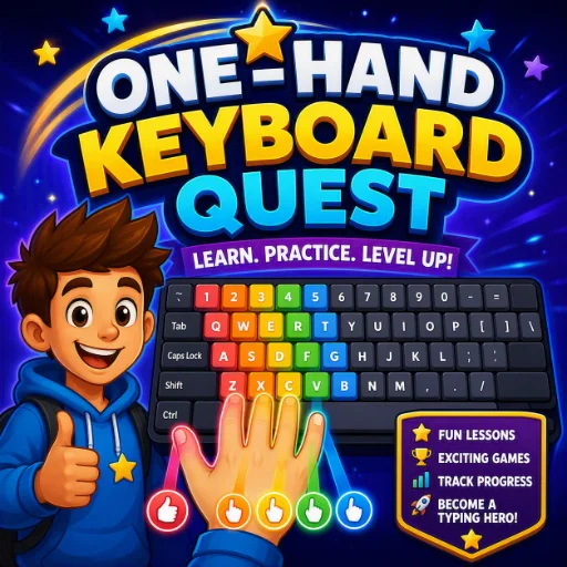 One Hand Keyboard Quest