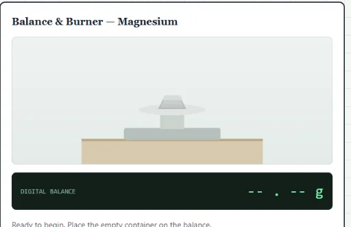 Percent Composition Lab Simulation