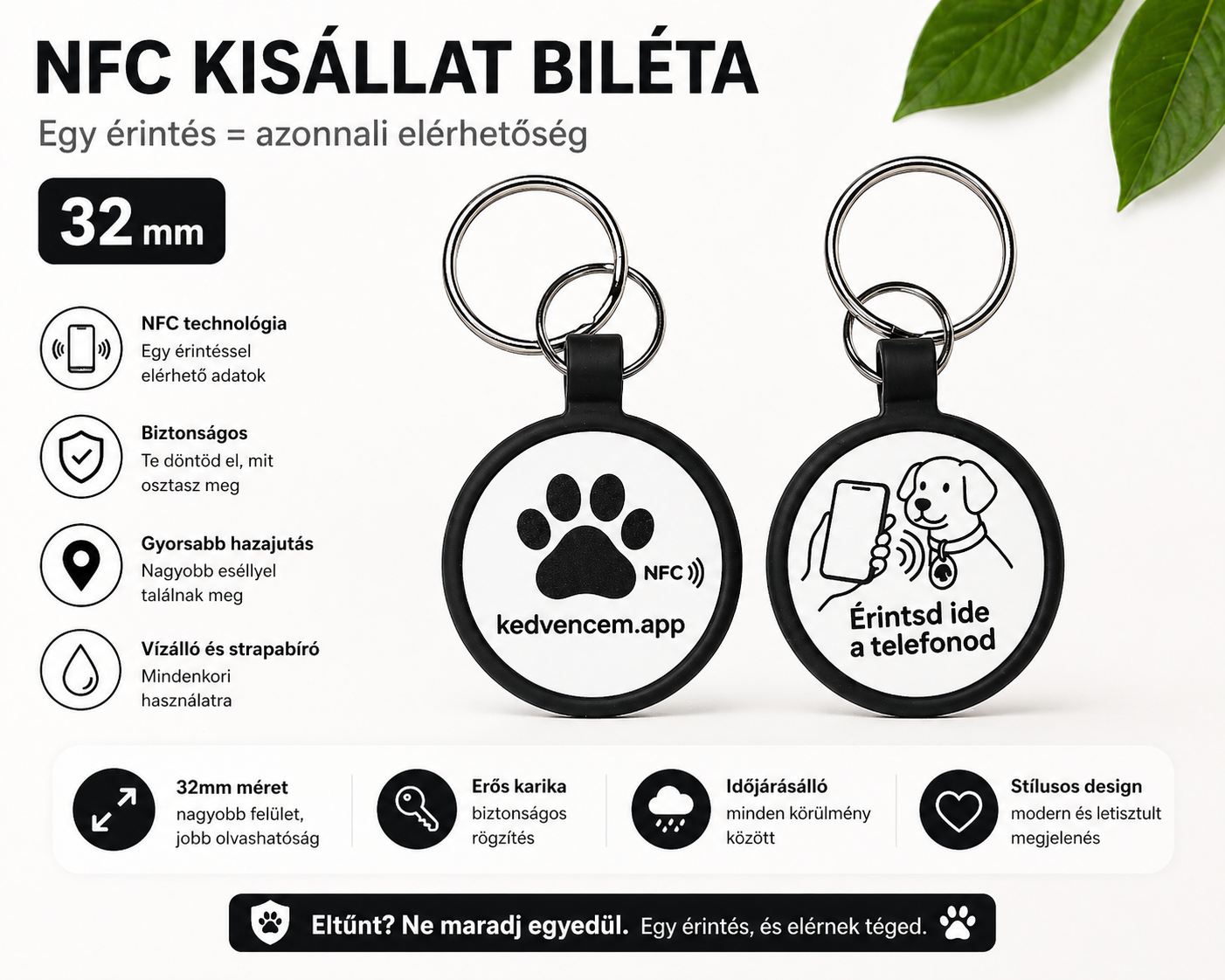 NFC Biléta - Fekete (Normál)