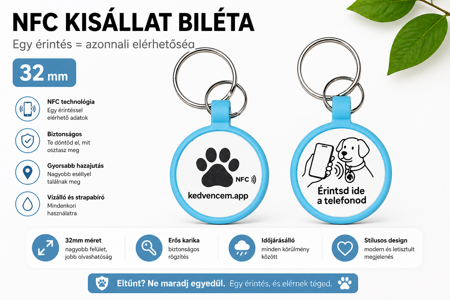NFC Biléta - Kék (Normál)