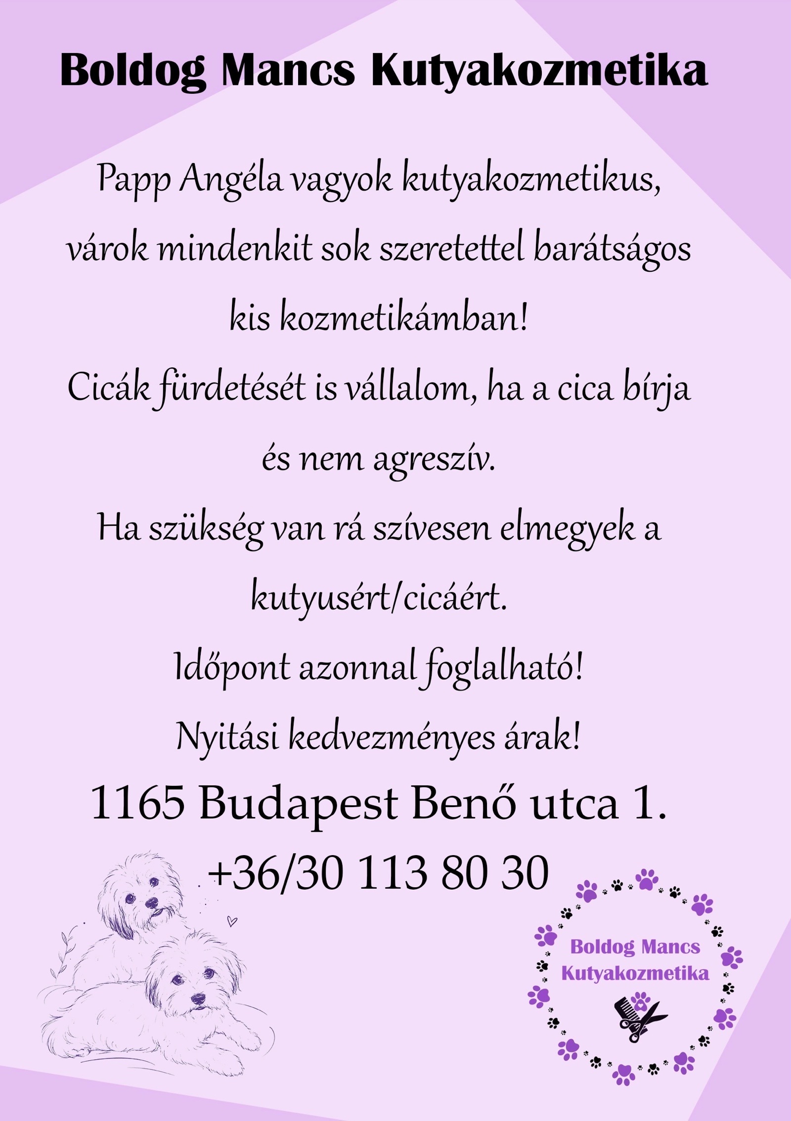 Boldog Mancs Kutyakozmetika gallery