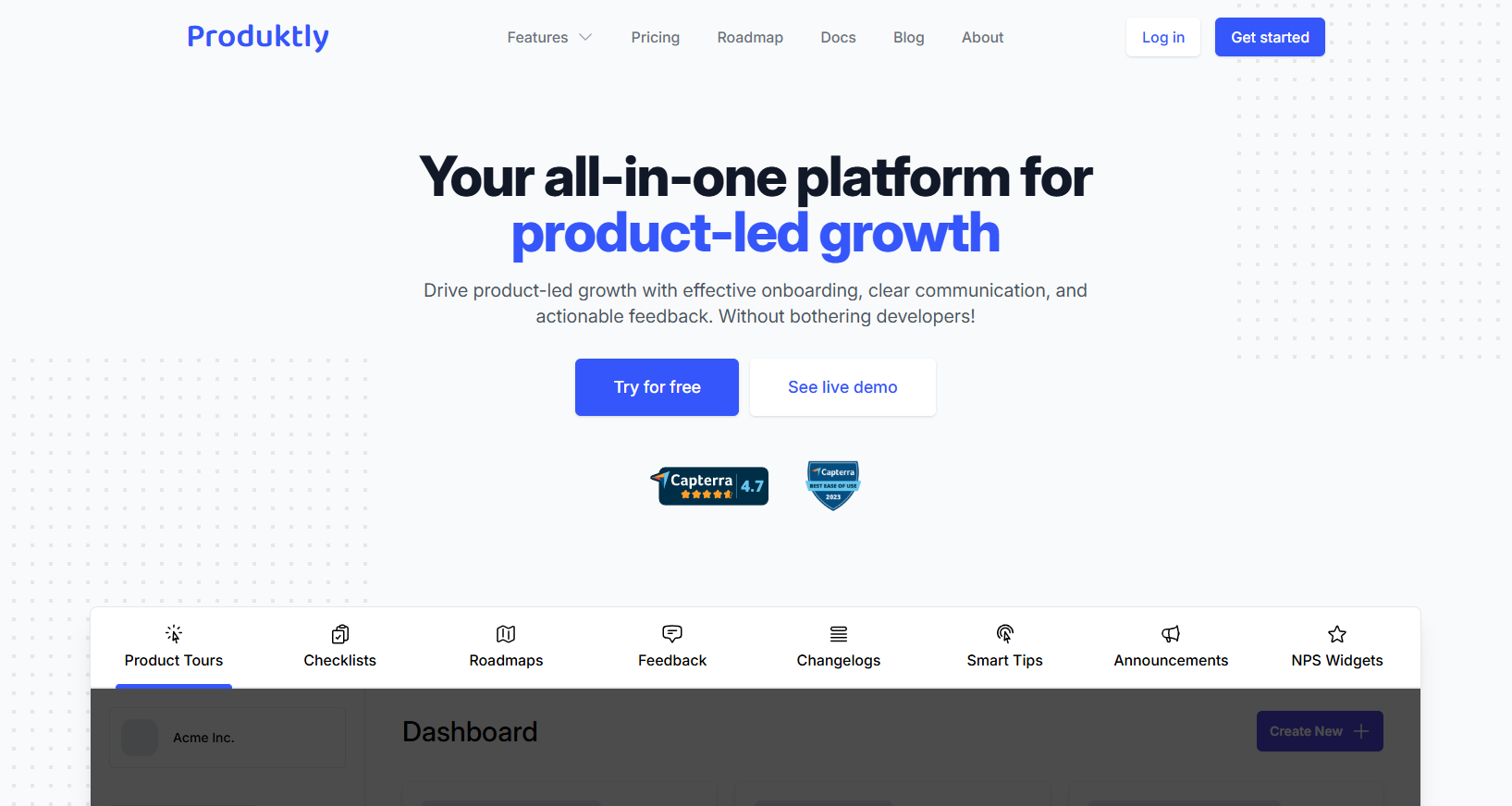 Produktly - Main product screenshot