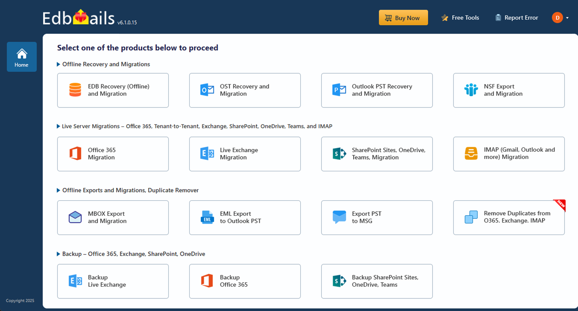 EdbMails screenshot 2