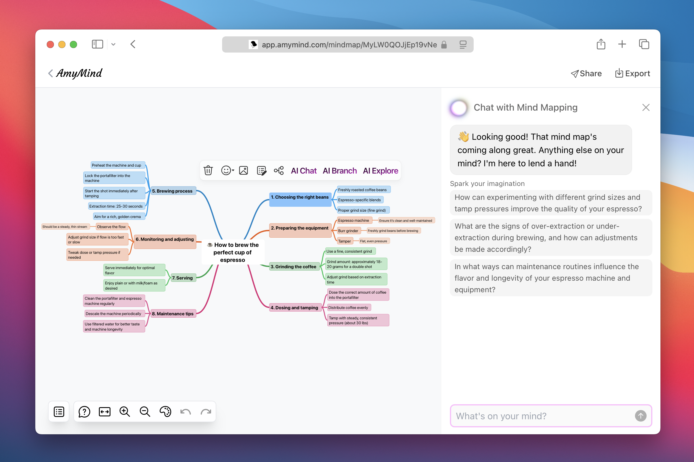 AmyMind - AI Text to Mind Map screenshot 2