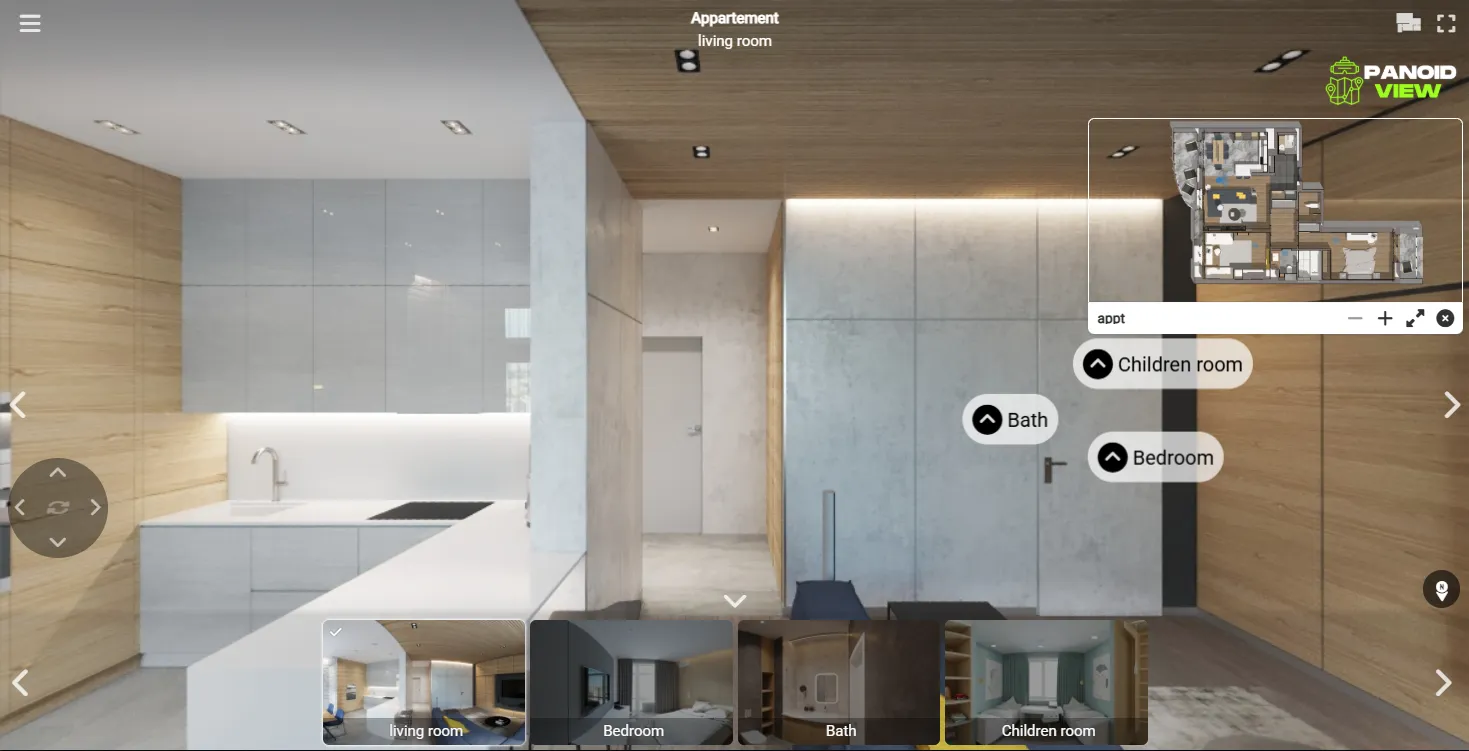 Panoid View – 360° Virtual Tour Creator - Main product screenshot