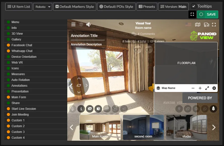 Panoid View – 360° Virtual Tour Creator screenshot 4