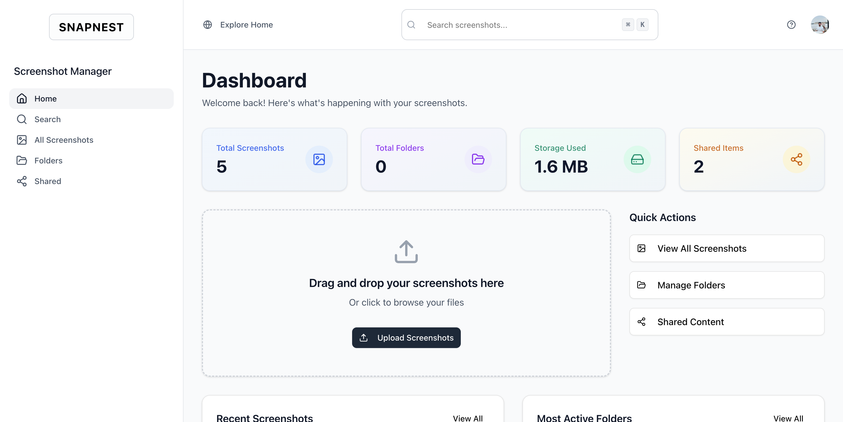 SnapNest screenshot 3