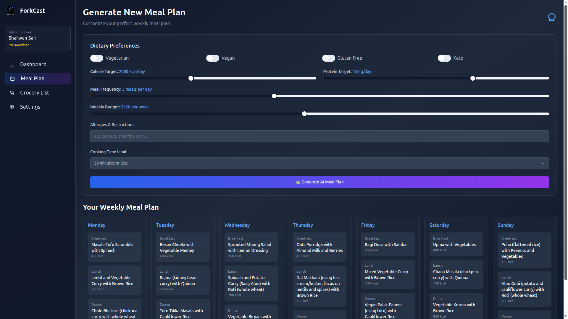 ForkCast screenshot 3