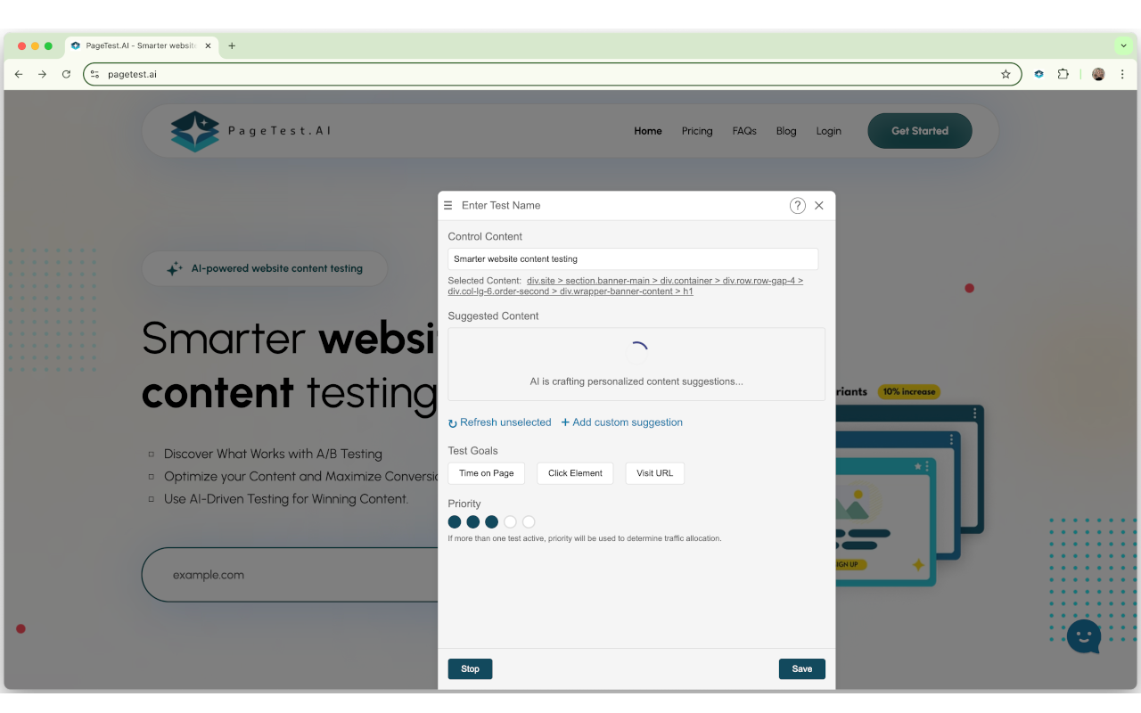 PageTest screenshot 4