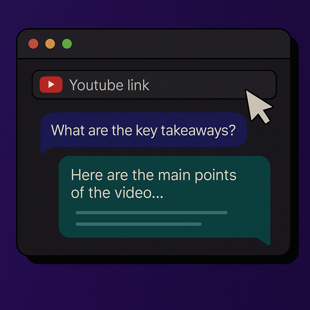 Styloify – Chat with any YouTube video link and get exactly what you need screenshot 3