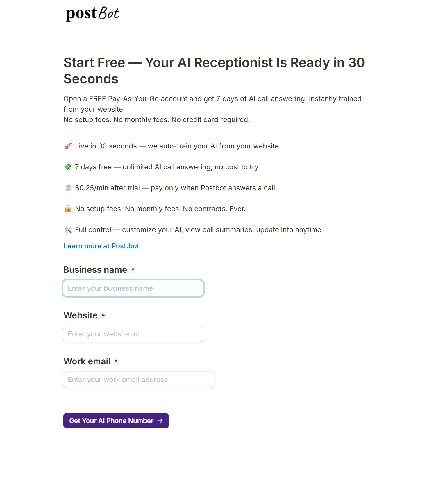 AI Receptionist