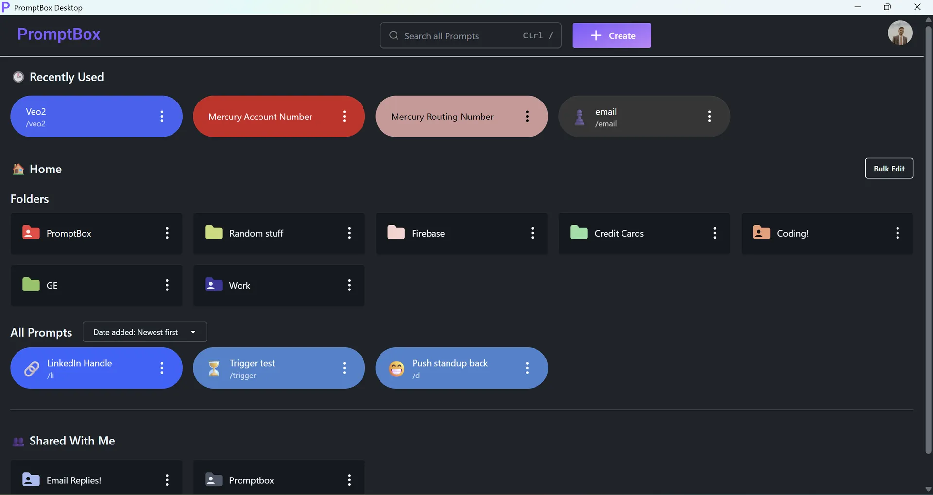 PromptBox