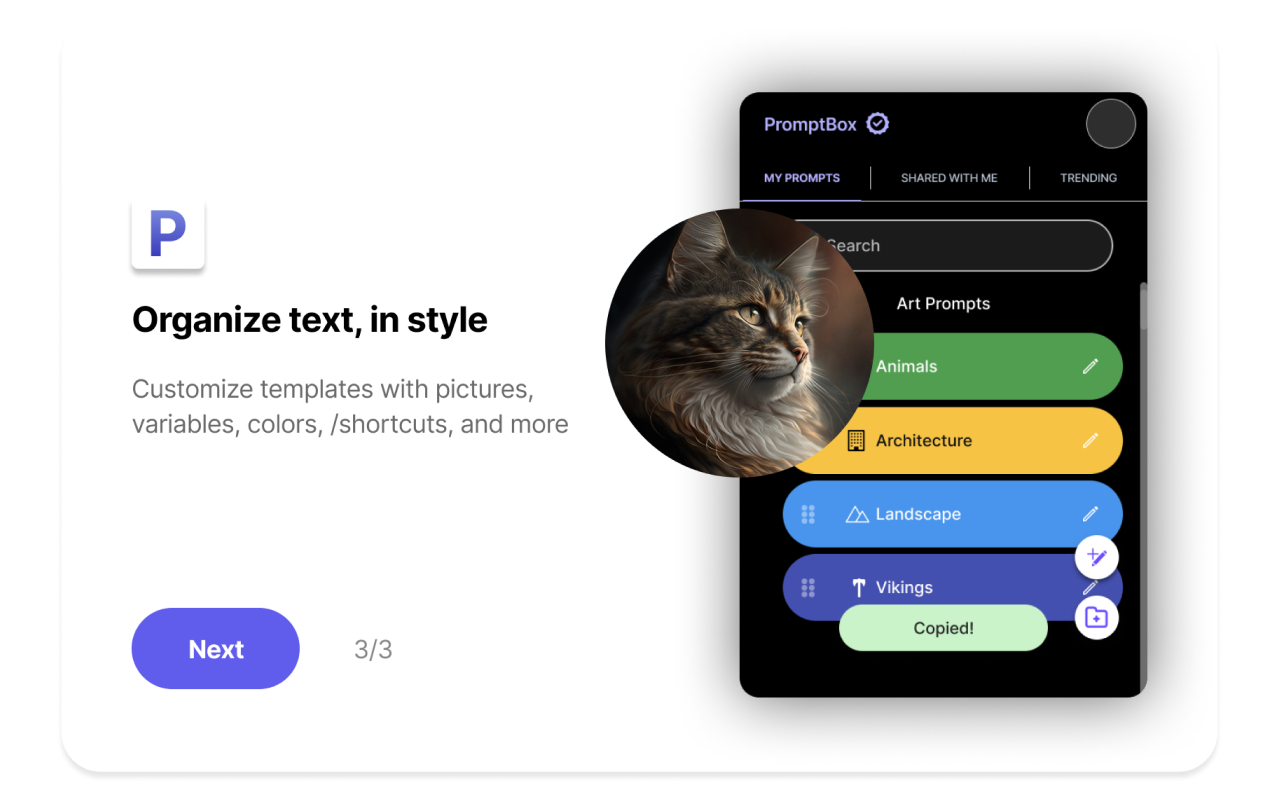 PromptBox screenshot 3