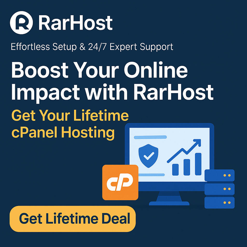 RARHost LifeTime Shared Hosting Deals