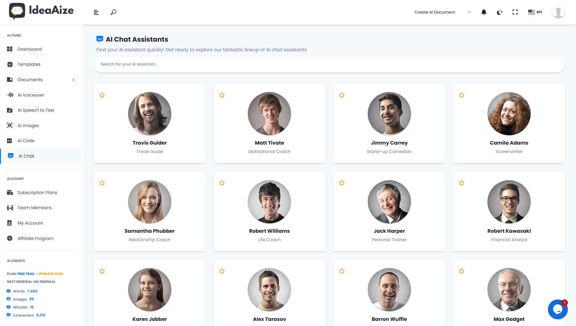 Ideaaize AI solutions screenshot 2
