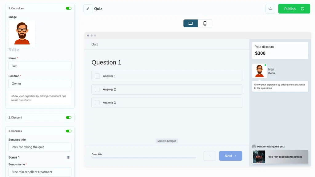 GetQuiz screenshot 2