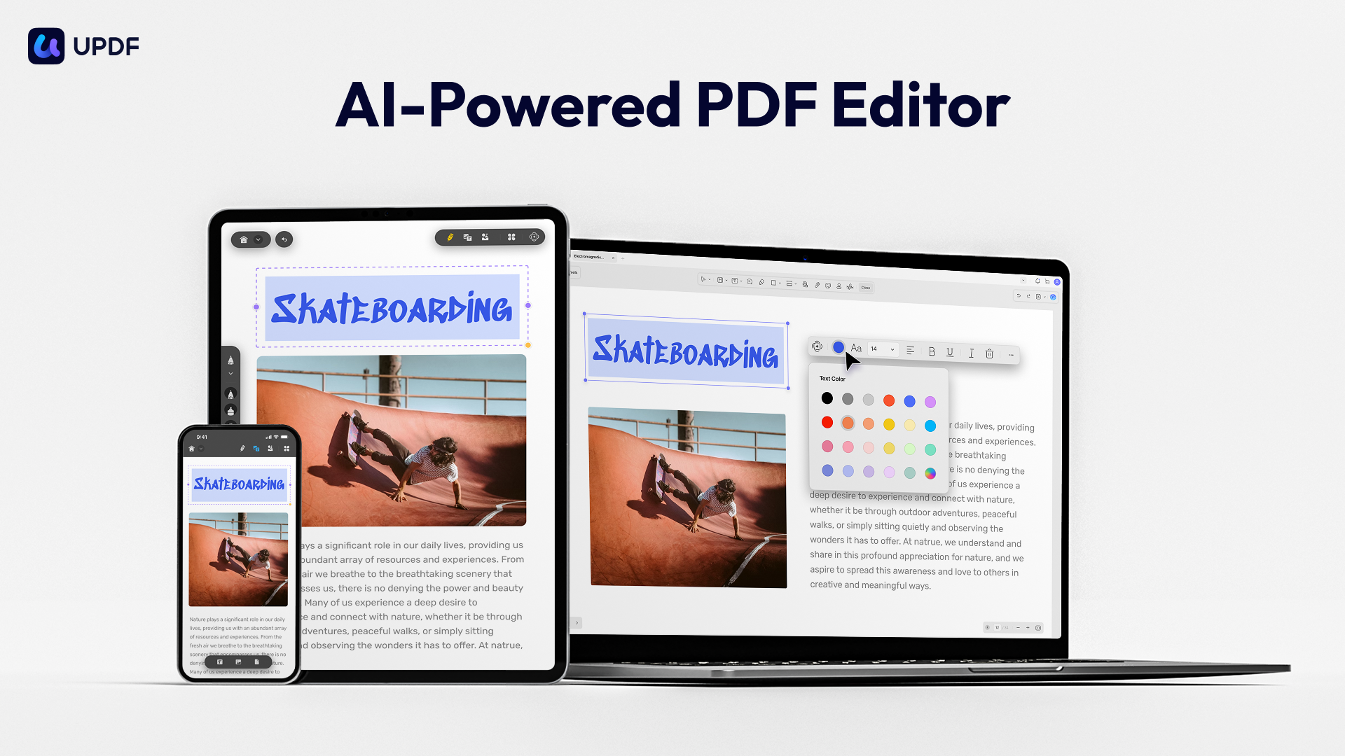 UPDF - AI PDF Editor All Platforms for Individuals
