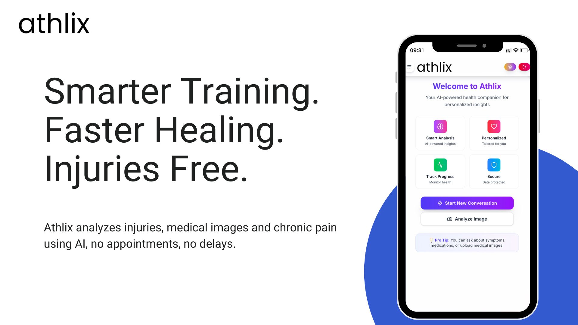 Athlix - Main product screenshot