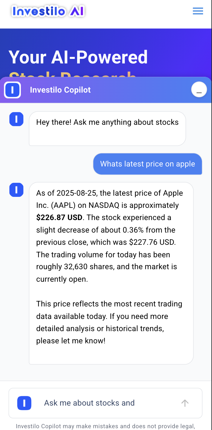 Investilo AI screenshot 9