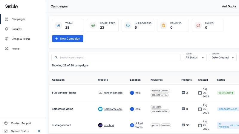 Visble - Main product screenshot