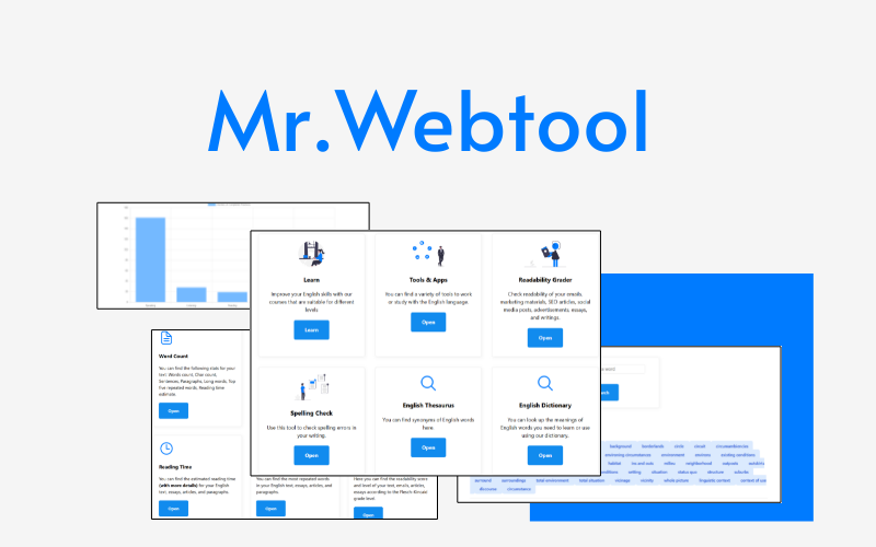 Mr.Webtool - Main product screenshot