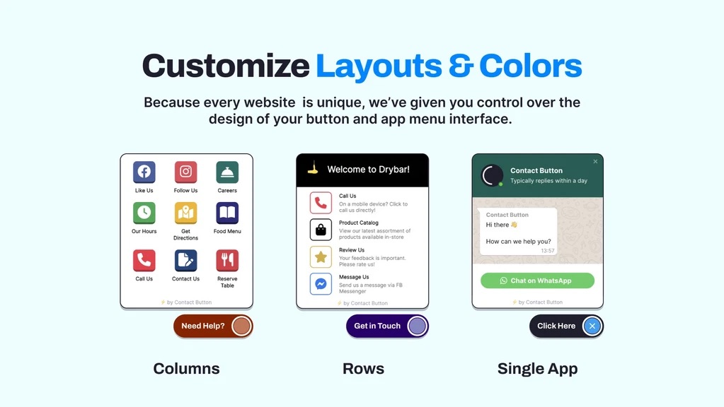 Contact Button screenshot 3