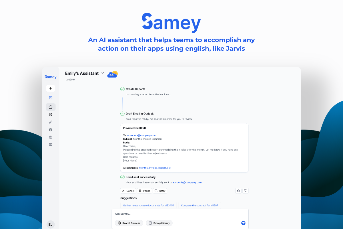 Samey AI – 24/7 AI Assistant for Legal and Accounting Teams